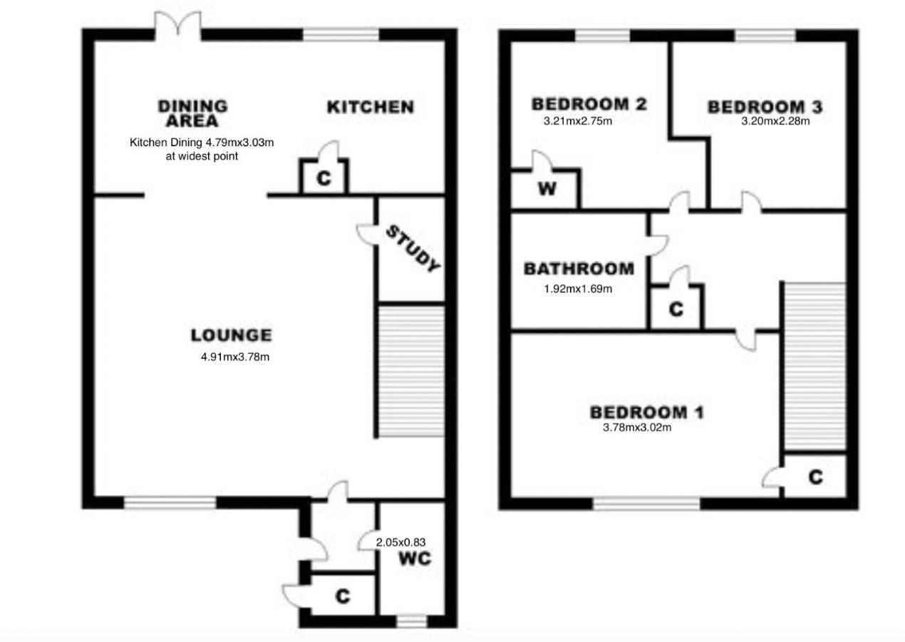 Urban Escape Glasgow Green Free Parking 20Min Walk To City Center 외부 사진